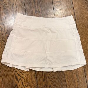 Lululemon white tennis skirt